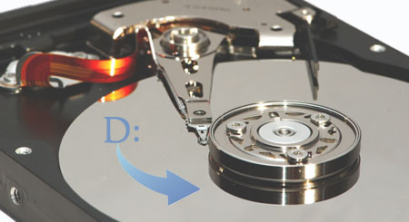 Increase D drive