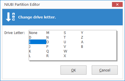 Sélectionner la lettre
