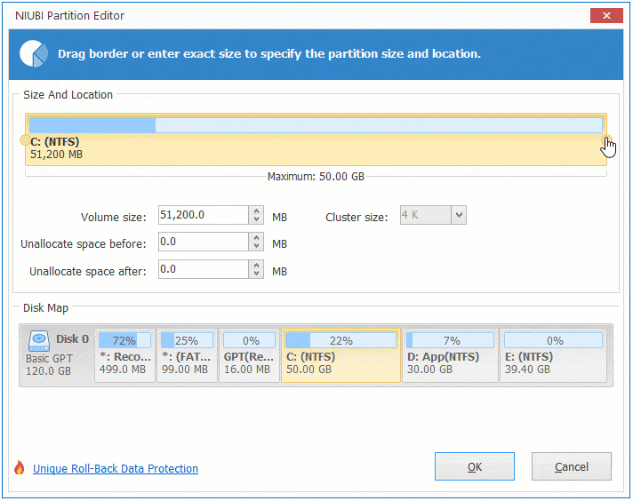 Shrink C drive