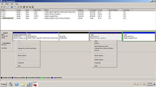Cant extend volume