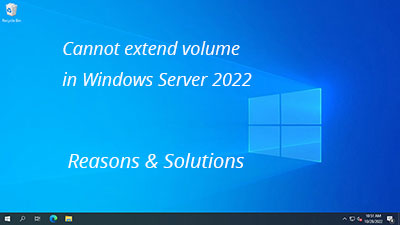 Cannot extend partition
